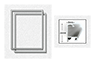Malen nach Zahlen Bild Zwei silberfarbene Aluminium Bilderrahmen 24 x 30 cm - 605220771 von Schipper