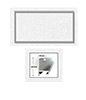 Malen nach Zahlen Bild Silberfarbener Aluminium Bilderrahmen 40 x 80 cm - 605250768 von Schipper