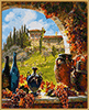 Malen nach Zahlen Bild Wein aus der Toskana - 609130840 von Schipper