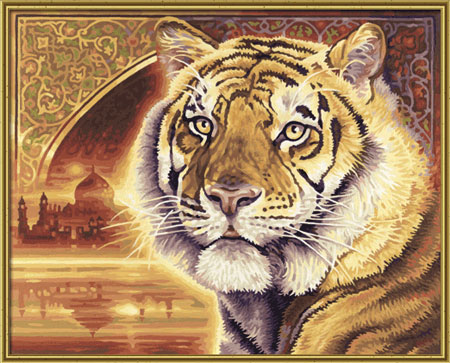 Malen nach Zahlen Bild Bengal-Tiger - 609130454 von Schipper