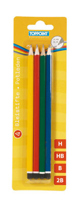 Malen nach Zahlen Bild Vier Bleistifte - 34015 von Sonstiger Hersteller