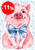 Malen nach Zahlen Bild Süßes Schweinchen - WD2289 von Artibalta