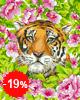 Malen nach Zahlen Bild Romantischer Tiger - H099 von Artibalta